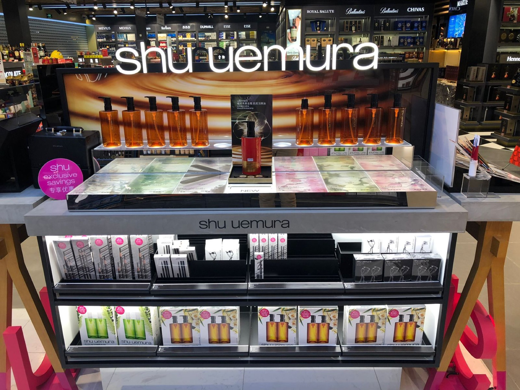 Shu Uemura Vietnam retail fixture project photo
